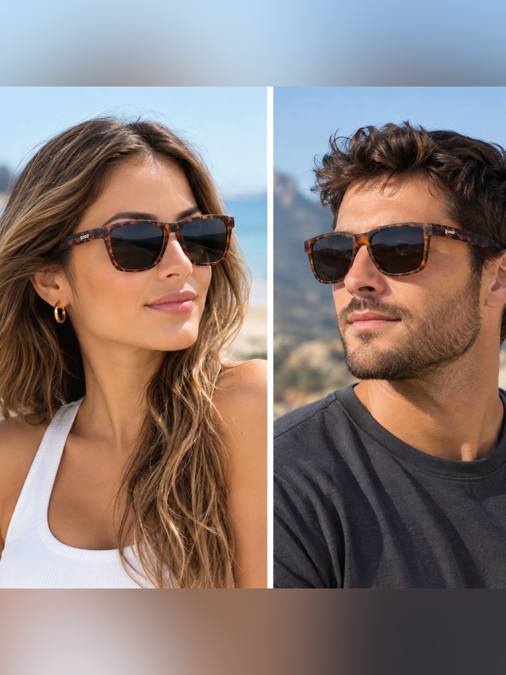Goodr Tortoiseshell Sunglasses with Brown Lenses - Classic Look